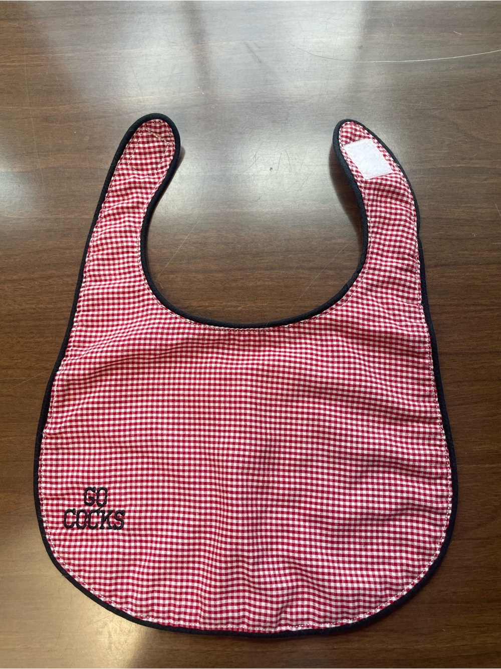 USC Gamecocks Gingham Bib
